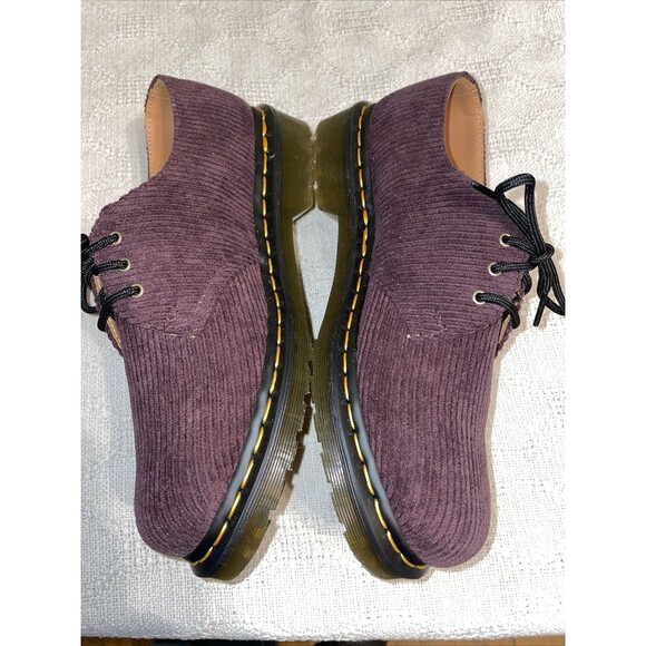Dr. Martens Men’s Corduroy Oxfords Size 8 M Purple Streetwear Outdoors City NWOB main image 12